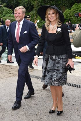 Dutch Royals Visit the 2026 Venice Art Biennale - Venice Willem-Alexander of the Netherlands and Máxima of the Netherlands visit the Dutch Pavilion in Venice, Italy on May 6, 2026. Photo by Francesca Vieceli IPA ABACAPRESS.COM Venice VE Italy  Copyright: xIPA ABACAx