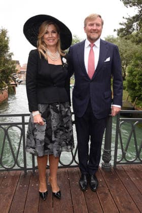 Dutch Royals Visit the 2026 Venice Art Biennale - Venice Willem-Alexander of the Netherlands and Máxima of the Netherlands visit the Dutch Pavilion in Venice, Italy on May 6, 2026. Photo by Francesca Vieceli IPA ABACAPRESS.COM Venice VE Italy  Copyright: xIPA ABACAx