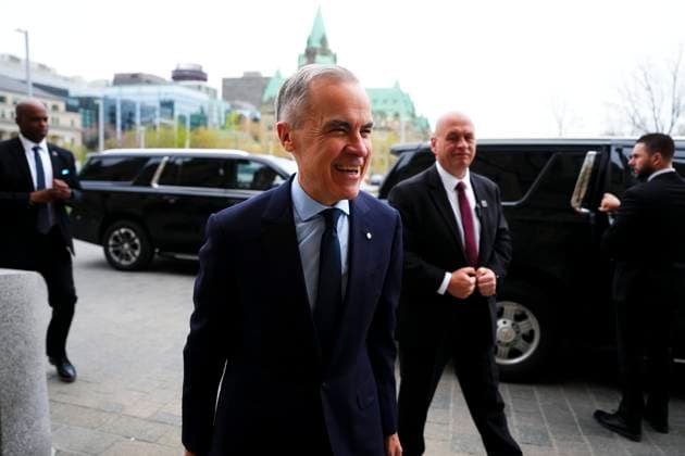 May 6, 2026, Ottawa, On, Canada: Prime Minister Mark Carney arrives on Parliament Hill in Ottawa on Wednesday, May 6, 2026. Ottawa Canada  - ZUMAc35_ 20260506_zaf_c35_010 Copyright: xSeanxKilpatrickx