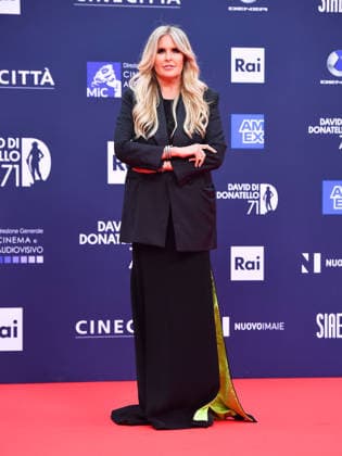 Rome, 71st David di Donatello Awards, Red Carpet. Pictured: Tiziana Rocca  Copyright: xVincenzoxLandix xipa-agency.netx xDxAvanzo Provvisionatox IPA_Agency_IPA74473499