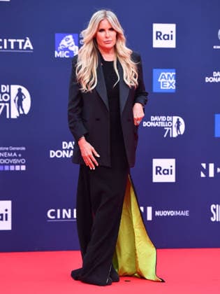 Rome, 71st David di Donatello Awards, Red Carpet. Pictured: Tiziana Rocca  Copyright: xVincenzoxLandix xipa-agency.netx xDxAvanzo Provvisionatox IPA_Agency_IPA74473500