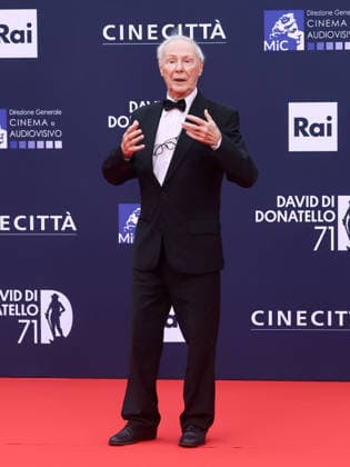 Rome, 71st David di Donatello Awards 2026 - Red Carpet. Pictured: Bruno Bozzetto  Copyright: xMarcoxProvvisionatox xipa-agency.netx xDxAvanzo Landi Provvisionatox IPA_Agency_IPA74473523