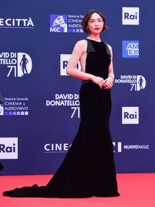 Rome, 71st David di Donatello Awards, Red Carpet. Pictured: Matilda De Angelis  Copyright: xVincenzoxLandix xipa-agency.netx xDxAvanzo Provvisionatox IPA_Agency_IPA74473557