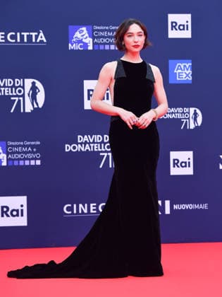 Rome, 71st David di Donatello Awards, Red Carpet. Pictured: Matilda De Angelis  Copyright: xVincenzoxLandix xipa-agency.netx xDxAvanzo Provvisionatox IPA_Agency_IPA74473559