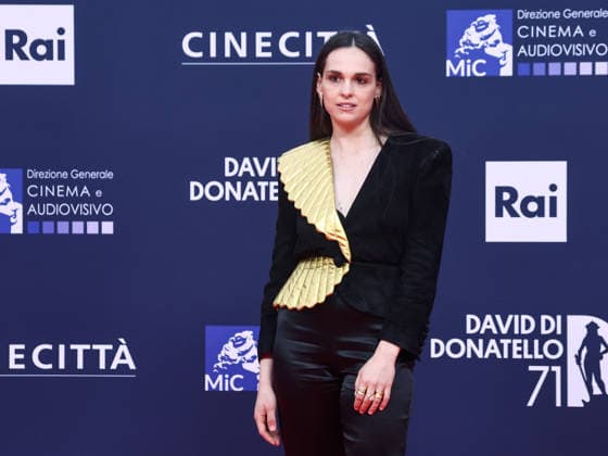 Rome, 71st David di Donatello Awards 2026 - Red Carpet. Pictured: Sara Serraiocco  Copyright: xMarcoxProvvisionatox xipa-agency.netx xDxAvanzo Landi Provvisionatox IPA_Agency_IPA74474136
