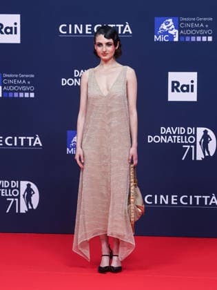 Rome, 71st David di Donatello Awards 2026 - Red Carpet. Pictured: Tecla Insolia  Copyright: xMarcoxProvvisionatox xipa-agency.netx xDxAvanzo Landi Provvisionatox IPA_Agency_IPA74474650