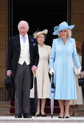 . 06 05 2026. London, United Kingdom. King Charles III and Queen Camilla with Princess Anne and Prince Edward and Sophie at a Buckingham Palace Garden Party in London.  xPoolx xi-Imagesx IIM-26751-0001
