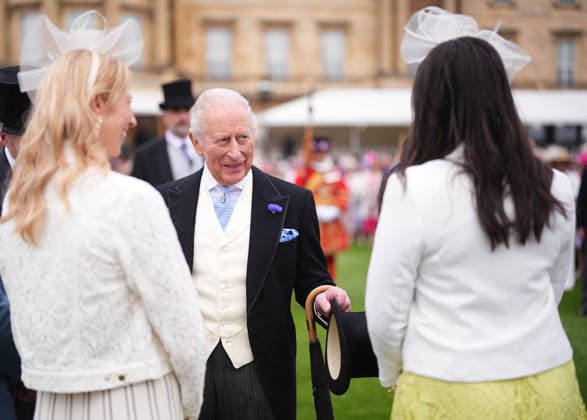 . 06 05 2026. London, United Kingdom. King Charles III and Queen Camilla at a Buckingham Palace Garden Party in London.  xPoolx xi-Imagesx IIM-26751-0009