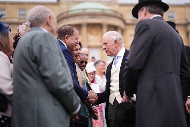 . 06 05 2026. London, United Kingdom. King Charles III and Queen Camilla at a Buckingham Palace Garden Party in London.  xPoolx xi-Imagesx IIM-26751-0012