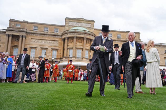 . 06 05 2026. London, United Kingdom. King Charles III and Queen Camilla at a Buckingham Palace Garden Party in London.  xPoolx xi-Imagesx IIM-26751-0013