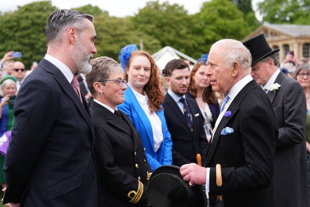 . 06 05 2026. London, United Kingdom. King Charles III and Queen Camilla at a Buckingham Palace Garden Party in London.  xPoolx xi-Imagesx IIM-26751-0014