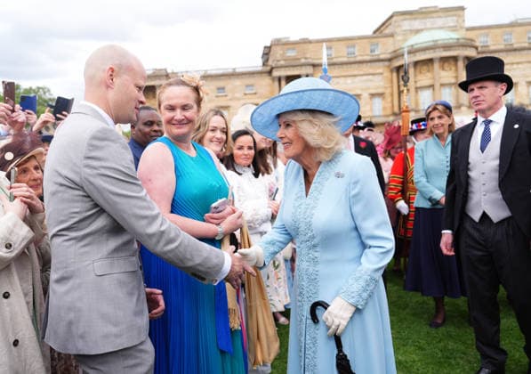 . 06 05 2026. London, United Kingdom. King Charles III and Queen Camilla at a Buckingham Palace Garden Party in London.  xPoolx xi-Imagesx IIM-26751-0015