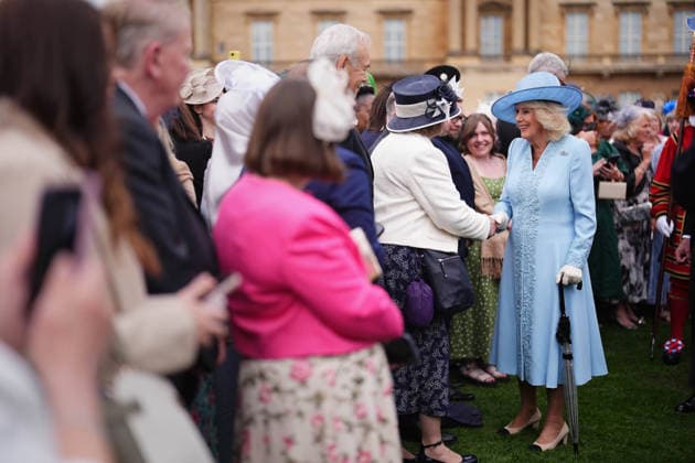 . 06 05 2026. London, United Kingdom. King Charles III and Queen Camilla at a Buckingham Palace Garden Party in London.  xPoolx xi-Imagesx IIM-26751-0017