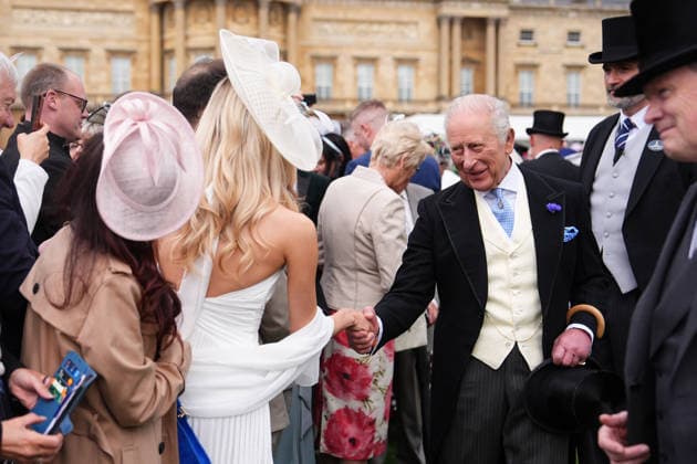 . 06 05 2026. London, United Kingdom. King Charles III and Queen Camilla at a Buckingham Palace Garden Party in London.  xPoolx xi-Imagesx IIM-26751-0027