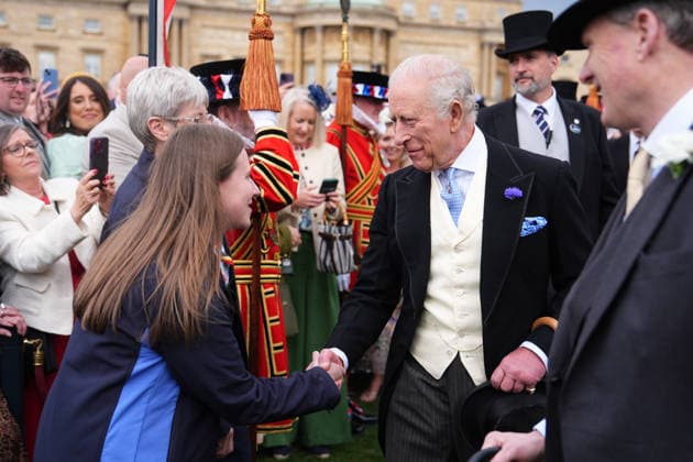 . 06 05 2026. London, United Kingdom. King Charles III and Queen Camilla at a Buckingham Palace Garden Party in London.  xPoolx xi-Imagesx IIM-26751-0035