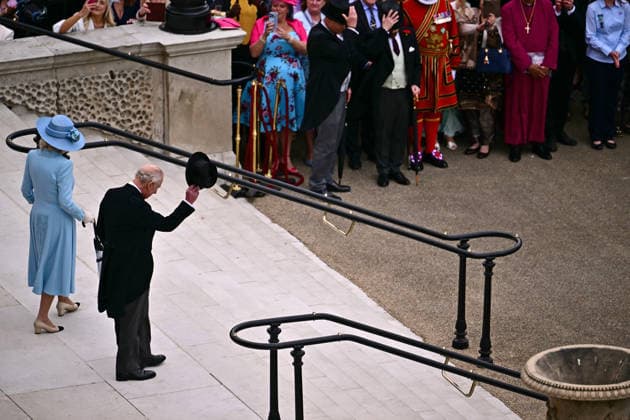 . 06 05 2026. London, United Kingdom. King Charles III and Queen Camilla at a Buckingham Palace Garden Party in London.  xPoolx xi-Imagesx IIM-26751-0036