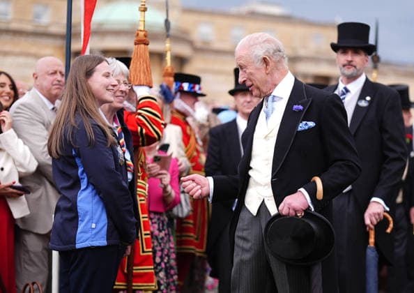 . 06 05 2026. London, United Kingdom. King Charles III and Queen Camilla at a Buckingham Palace Garden Party in London.  xPoolx xi-Imagesx IIM-26751-0033