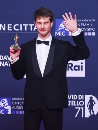 Rome, 71st David di Donatello Awards 2026 - Red Carpet. Pictured: Emanuele Maria Di Stefano  Copyright: xMarcoxProvvisionatox xipa-agency.netx xDxAvanzo Landi Provvisionatox IPA_Agency_IPA74477303