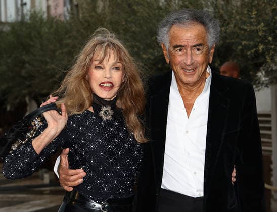 Gala dinner at the Giorgio Cini Foundation of the Pinault family. Pictured: Bernard-Henri Lévy, Arielle Dombasle  Copyright: xMatteoxChinellatox xipa-agency.netx xipa-agency.netx xMatteoxChinellatox IPA_Agency_IPA74477351