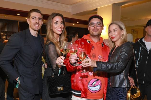 Cannabe Die Doku mit Capo, Premiere Dr Dennis Ivanovic, Maya Neuwirth, Mr Bling Bling, Michelle Monballijn World premiere of Cannabe Die Doku mit Capo, Delphi Filmpalast, Berlin Date 06 05 2026 Copyright: xEventpress Kratschx