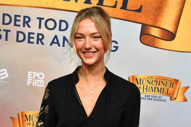Lilly Krug at the Ein Muechner im Himmel Death is just the beginning Cinema premiere on 6 05 2026 in Munich Ein Muenchner im Himmel movie premiere in Munich