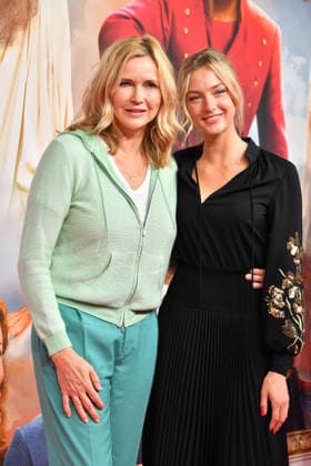 Veronica Ferres and Lilly Krug at the Ein Muechner im Himmel Der Tod ist nur der Anfang movie premiere on 6 05 2026 in Munich Ein Muenchner im Himmel movie premiere in Munich