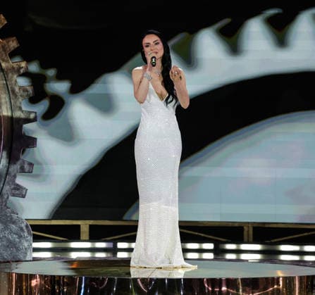 May 6, 2026, Roma, ITALY: Arisa during the 71th edition of the David di Donatello Awards at Cinecitta Studios, in Rome, Italy, 6 May 2026. ANSA GIUSEPPE LAMI. Roma ITALY  - ZUMAa110 20260506_zaf_a110_054 Copyright: xGiuseppexLamix