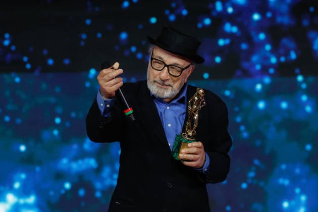 May 6, 2026, Roma, ITALY: Gianni Amelio receives Special David award during the 71th edition of the David di Donatello Awards at Cinecitta Studios, in Rome, Italy, 6 May 2026. ANSA GIUSEPPE LAMI. Roma ITALY  - ZUMAa110 20260506_zaf_a110_055 Copyright: xGiuseppexLamix