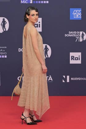 News - 71^ Edizione David di Donatello 2026 - Cerimonia di Premiazione Tecla Insolia - dressing Fendi - attends the photocall during the 71th David Di Donatello at Cinecitta Studios on May 06, 2026 in Rome, Italy Roma Roma Italy Copyright: xRobertoxBettacchix xLiveMediax LPN_2434679