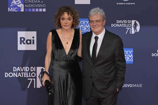 News - 71^ Edizione David di Donatello 2026 - Cerimonia di Premiazione Valeria Golino adn Mario Martone attend the photocall during the 71th David Di Donatello at Cinecitta Studios on May 06, 2026 in Rome, Italy Roma Roma Italy Copyright: xRobertoxBettacchix xLiveMediax LPN_2434845
