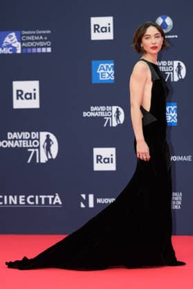 Matilda De Angelis attends the red carpet of the 71st David Di Donatello italian cinema awards at Cinecitta in Rome (Italy) on May 6, 2026. andreaxstaccioli