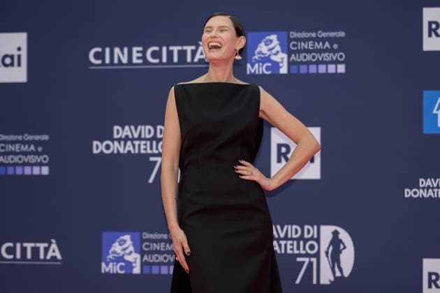 Bianca Balti attends the red carpet of the 71st David Di Donatello italian cinema awards at Cinecitta in Rome (Italy) on May 6, 2026. andreaxstaccioli