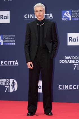 Francesco Gheghi attends the red carpet of the 71st David Di Donatello italian cinema awards at Cinecitta in Rome (Italy) on May 6, 2026. andreaxstaccioli