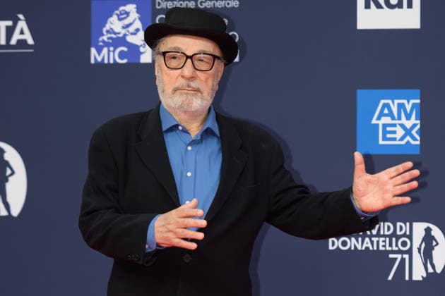 Gianni Amelio attends the red carpet of the 71st David Di Donatello italian cinema awards at Cinecitta in Rome (Italy) on May 6, 2026. andreaxstaccioli