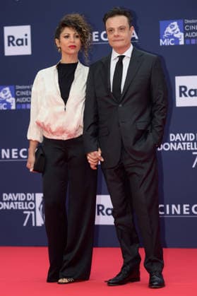 Dalal Suleiman and Lino Musella attend the red carpet of the 71st David Di Donatello italian cinema awards at Cinecitta in Rome (Italy) on May 6, 2026. andreaxstaccioli