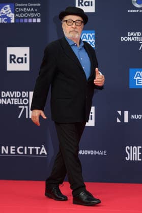 Gianni Amelio attends the red carpet of the 71st David Di Donatello italian cinema awards at Cinecitta in Rome (Italy) on May 6, 2026. andreaxstaccioli