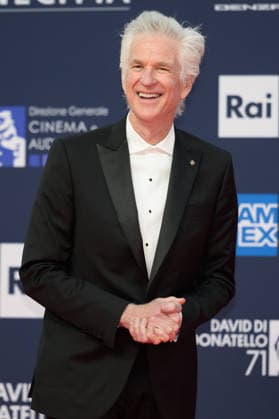Matthew Modine attends the red carpet of the 71st David Di Donatello italian cinema awards at Cinecitta in Rome (Italy) on May 6, 2026. andreaxstaccioli