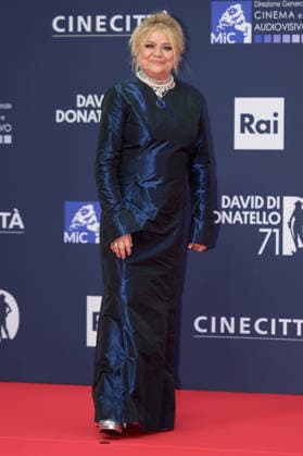 Milvia Mariglia attends the red carpet of the 71st David Di Donatello italian cinema awards at Cinecitta in Rome (Italy) on May 6, 2026. andreaxstaccioli