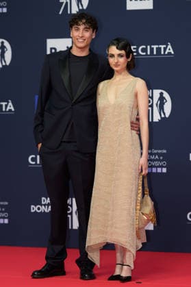 Gioele Insolia and Tecla Insolia attend the red carpet of the 71st David Di Donatello italian cinema awards at Cinecitta in Rome (Italy) on May 6, 2026. andreaxstaccioli