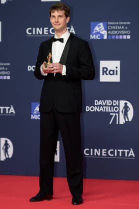 Emanuele Maria Di Stefano attends the red carpet of the 71st David Di Donatello italian cinema awards at Cinecitta in Rome (Italy) on May 6, 2026. andreaxstaccioli