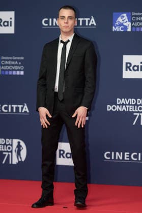 Gianmarco Franchini attends the red carpet of the 71st David Di Donatello italian cinema awards at Cinecitta in Rome (Italy) on May 6, 2026. andreaxstaccioli