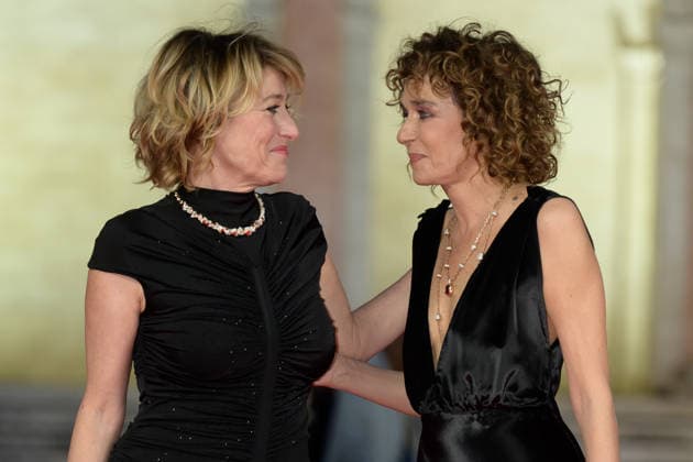 Valeria Bruni Tedeschi and Valeria Golino attend the red carpet of the 71st David Di Donatello italian cinema awards at Cinecitta in Rome (Italy) on May 6, 2026. andreaxstaccioli