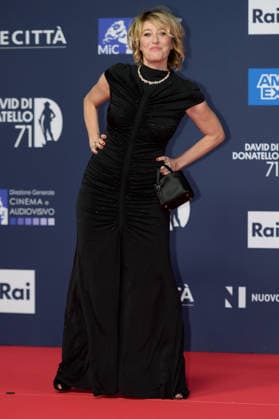 Valeria Bruni Tedeschi attends the red carpet of the 71st David Di Donatello italian cinema awards at Cinecitta in Rome (Italy) on May 6, 2026. andreaxstaccioli