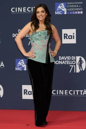 Margherita Vicario attends the red carpet of the 71st David Di Donatello italian cinema awards at Cinecitta in Rome (Italy) on May 6, 2026. andreaxstaccioli