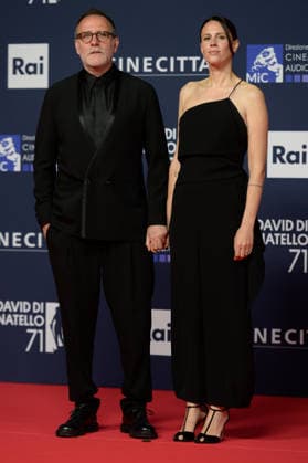 Valerio Mastandrea and Valentina Avenia attend the red carpet of the 71st David Di Donatello italian cinema awards at Cinecitta in Rome (Italy) on May 6, 2026. andreaxstaccioli
