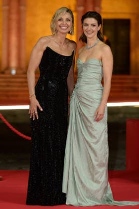 Anna Ferzetti and Barbara Ronchi attend the red carpet of the 71st David Di Donatello italian cinema awards at Cinecitta in Rome (Italy) on May 6, 2026. andreaxstaccioli