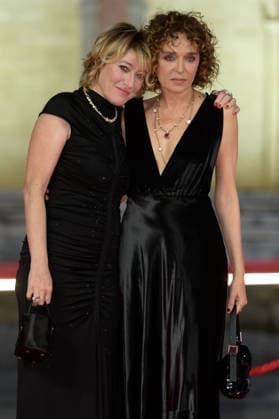 Valeria Bruni Tedeschi and Valeria Golino attend the red carpet of the 71st David Di Donatello italian cinema awards at Cinecitta in Rome (Italy) on May 6, 2026. andreaxstaccioli