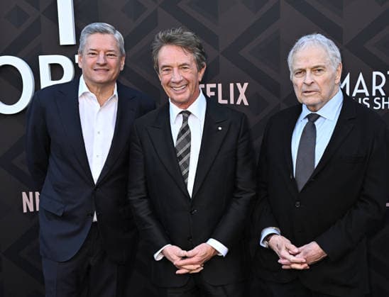 ˜Marty, Life is Short™ Premiere Ted Sarandos, Martin Short and Lawrence Kasdan arriving to the premiere of Marty, Life is Short at the Egyptian Theatre on May 6, 2026 in Hollywood, CA. Hollywood Egyptian Theatre California USA Copyright: xStarbuck xAFF-USA.COMx