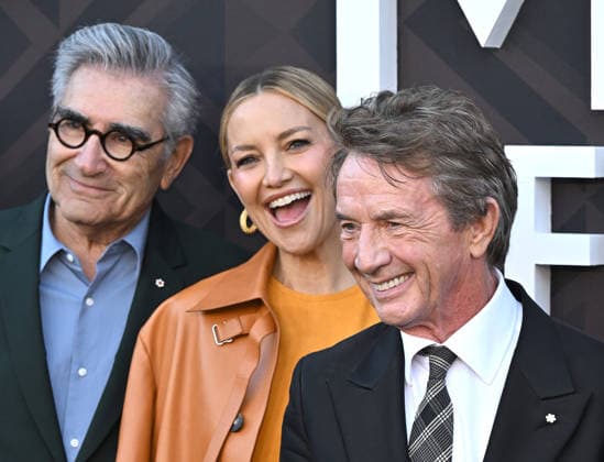 ˜Marty, Life is Short™ Premiere Eugene Levy, Kate Hudson and Martin Short arriving to the premiere of Marty, Life is Short at the Egyptian Theatre on May 6, 2026 in Hollywood, CA. Hollywood Egyptian Theatre California USA Copyright: xStarbuck xAFF-USA.COMx