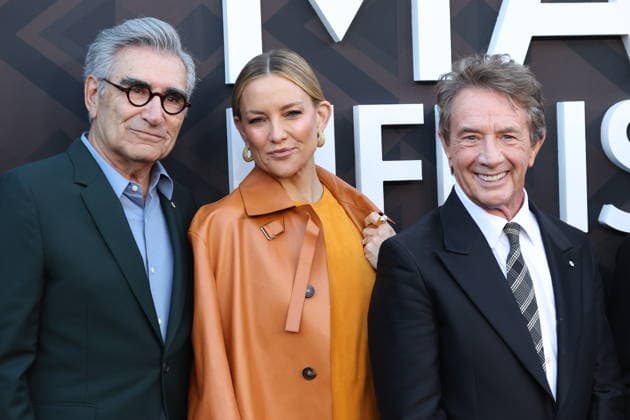 Marty, Life Is Short Premiere LOS ANGELES, CALIFORNIA - MAY 06: Martin Short, Eugene Levy & Kate Hudson at the Los Angeles Premiere of Netflix s Marty, Life Is Short at The Egyptian Theatre Hollywood on May 06, 2026 in Los Angeles, California. Credit: AdMedia EDITORIAL USE ONLY  Copyright: xx AdMediax admphotostwo987271